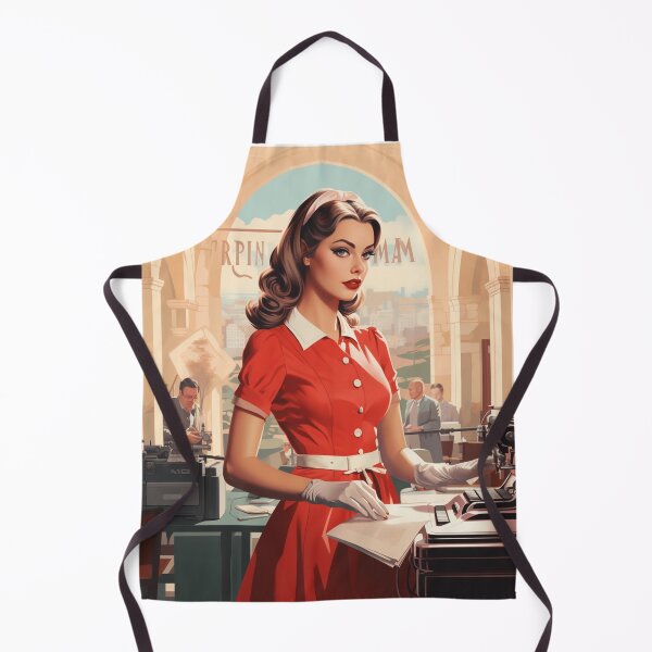 Item preview, A Vintage Retro Illustration of a Nurse designed and sold by GoodOldVintage.