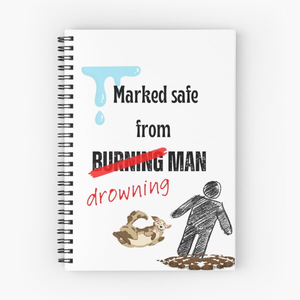 Item preview, Burning man marked safe joke.  designed and sold by tuckersemporium.
