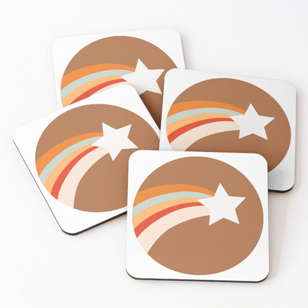 Item preview, galaxy groove retro stars ogee pattern designed and sold by colorofmagic.