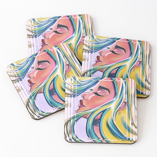 Item preview, Beautiful Woman Abstract Art designed and sold by gleefulme.