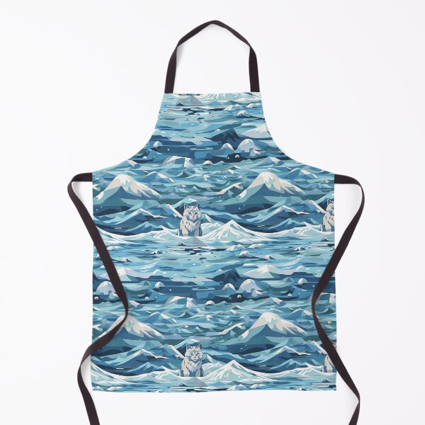 Item preview, Arctic cat pattern and melting ice designed and sold by DedeeArtthai.
