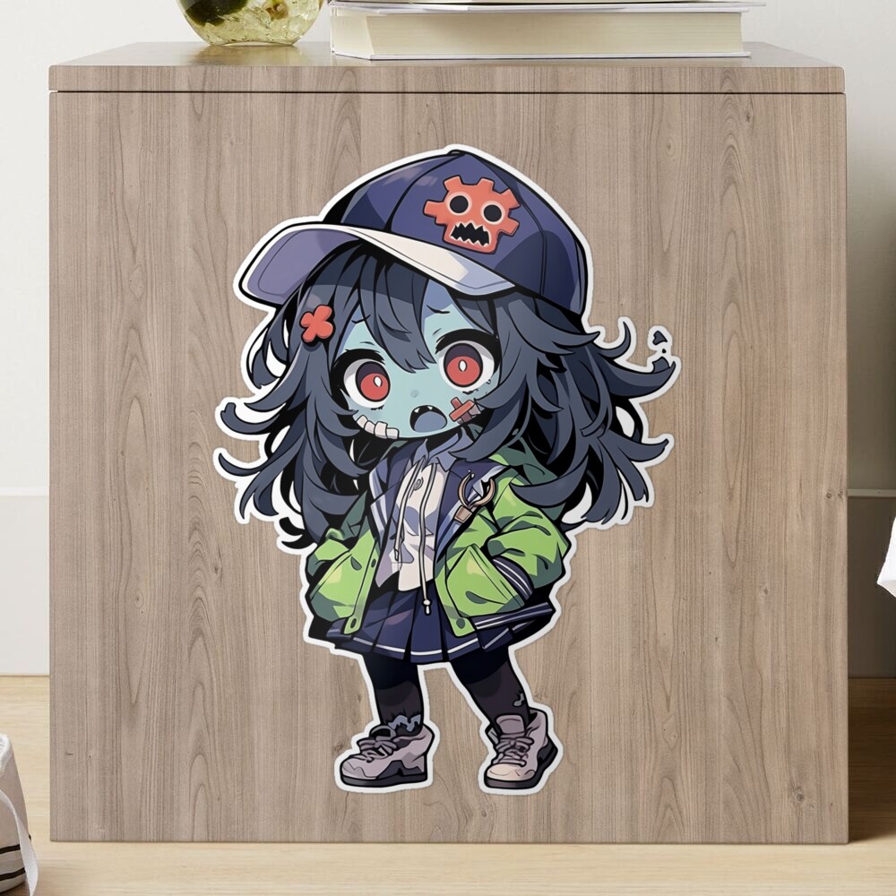 Halloween Graphic of a Ghoul Zombie Mom Pinup Vintage Kawaii Chibi  Illustration Cartoon Hyper Realistic Intricate · Creative Fabrica