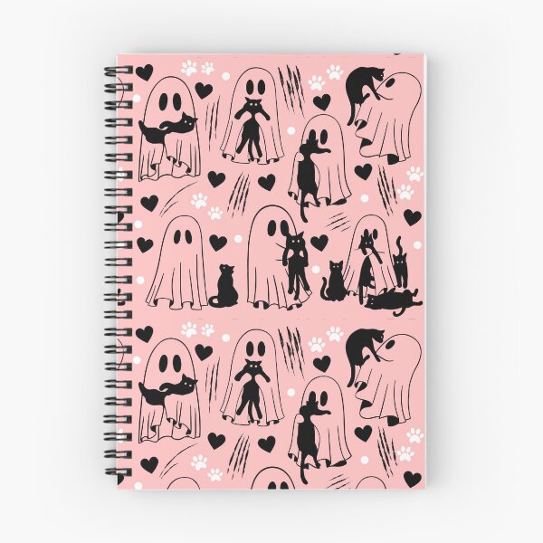 Item preview, Halloween Ghost and Black Cat Pattern designed and sold by BombasticBubble.