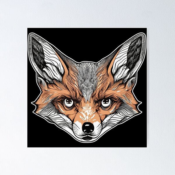Item preview, Fox with Deep Look designed and sold by MindenBrings.