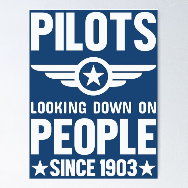 Item preview, Pilots Looking Down On People: Funny Aviation designed and sold by hadleyfoo.
