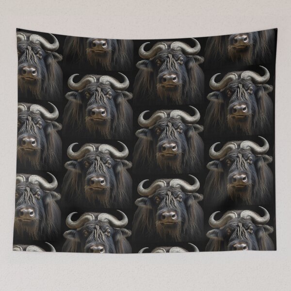Item preview, Modern design reminiscent of a painted animal head of a buffalo designed and sold by Pflugart.