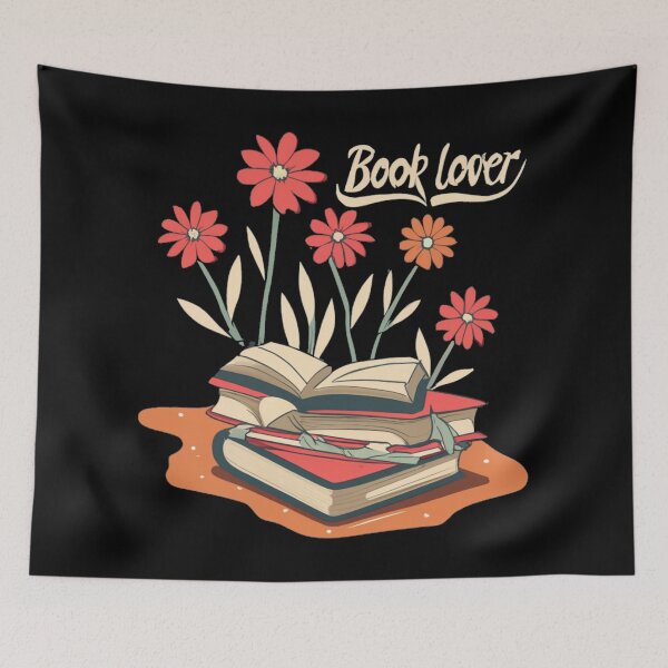 Item preview, Book Lover Design designed and sold by BubblyOcean.