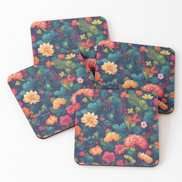 Item preview, A Colorful Pattern Design of Flowers and Trees designed and sold by deepakrode7.