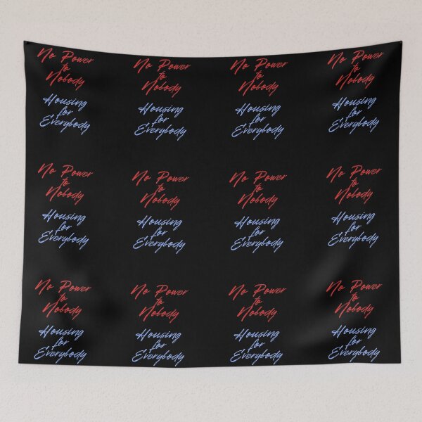 Item preview, No Power to Nobody Housing for Everybody Simple Typography designed and sold by DevemDavam.
