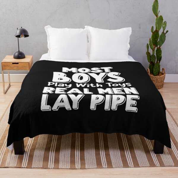 Item preview, Most Boys Play With Toys Real Men Lay Pipe / Mechanics / Car Mechanic/ Auto Mechanic designed and sold by Tee Hub.