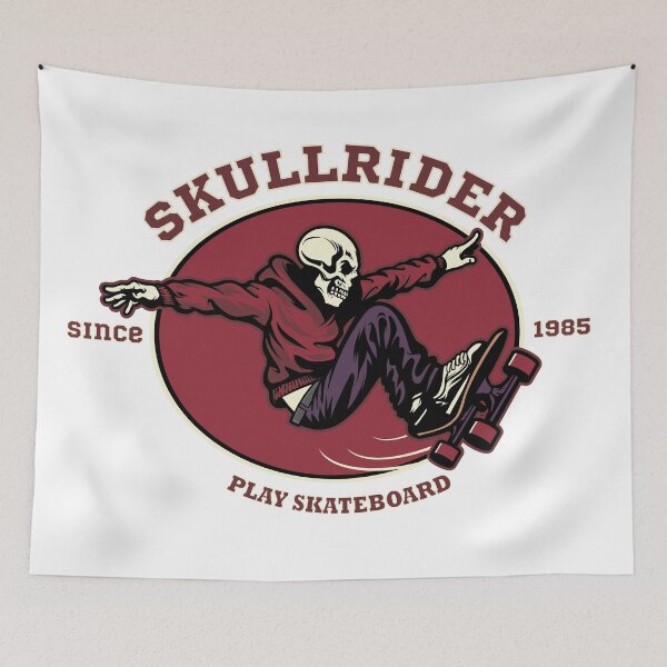 Item preview, Skullrider since 1985 play skateboard designed and sold by Creammy1991.