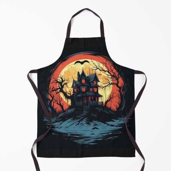 Item preview, Haunted House in Retro Classic Vintage Style designed and sold by redstar19.