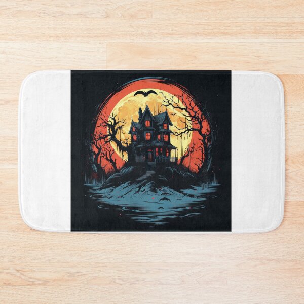 Item preview, Haunted House in Retro Classic Vintage Style designed and sold by redstar19.