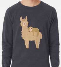 Sudadera ligera Adorable pereza relajante en una llama