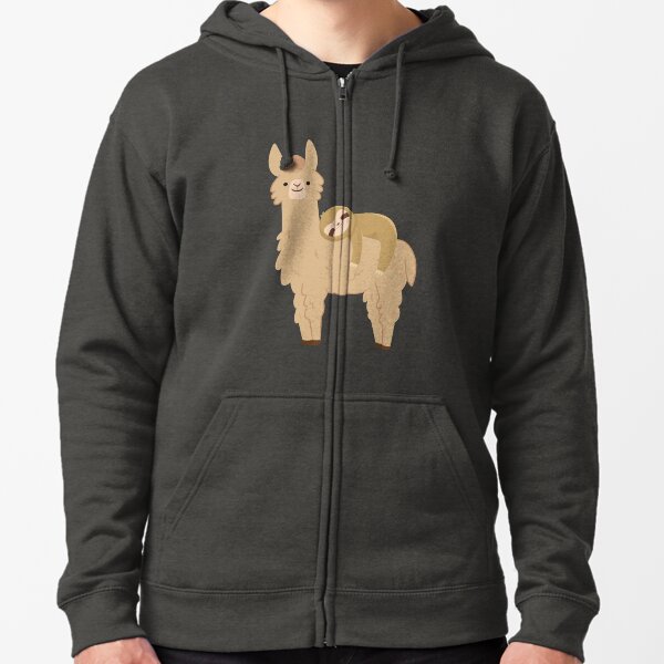 Item preview, Adorable Sloth Relaxing on a Llama | Funny Llama Sloth designed and sold by Andrew Orr.