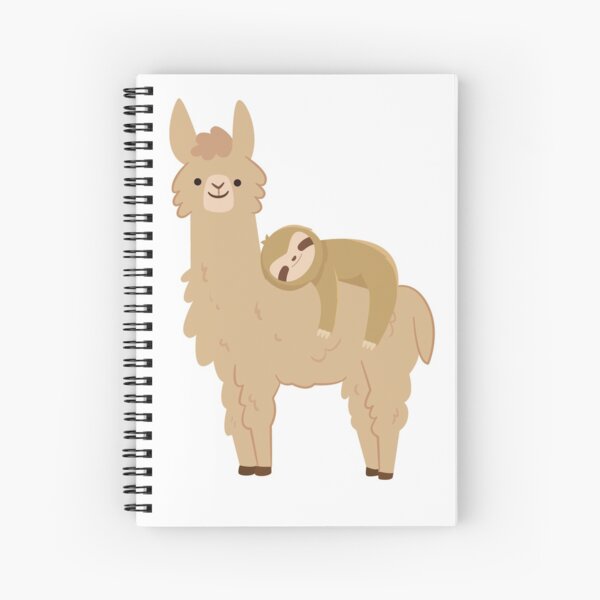 Item preview, Adorable Sloth Relaxing on a Llama | Funny Llama Sloth designed and sold by Andrew Orr.