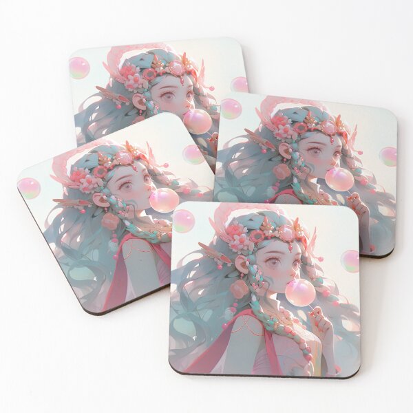 Item preview, Beautiful Elegant Anime Girl Bubbles and Braids designed and sold by bubblegoth.