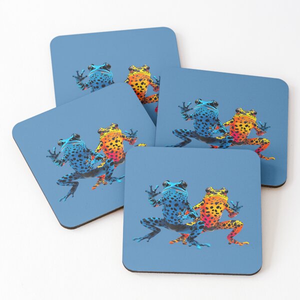 Item preview, Two poison frogs in the move designed and sold by Art Happens.