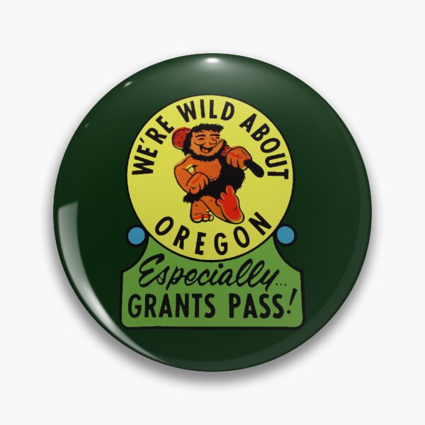 Item preview, Oregon Grants Pass Vintage Travel Decal designed and sold by bruengene.
