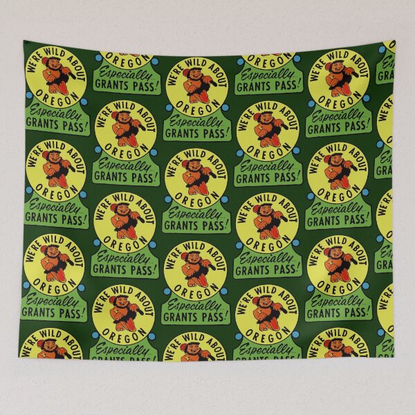 Item preview, Oregon Grants Pass Vintage Travel Decal designed and sold by bruengene.