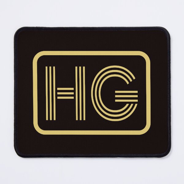 Item preview, HG Initials Gold Geometric Letters designed and sold by Jeallan Designs.