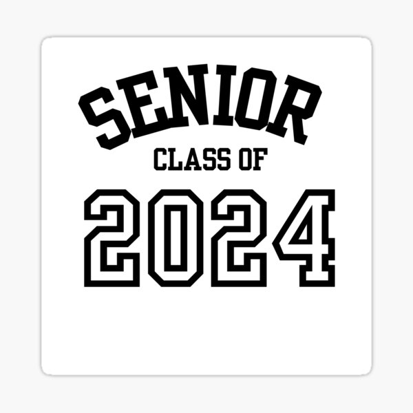 2024 graduate class logo stock illustration. Illustration of high -  283163227