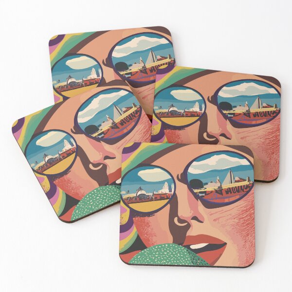 Item preview, Glastonbury times designed and sold by Purple Pop Art Studios.