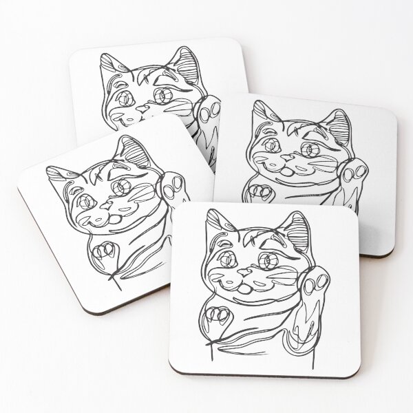 Item preview, Black Lucky Cat Charm designed and sold by MindenBrings.