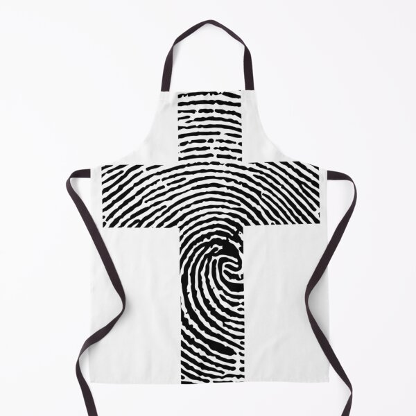 Item preview, Fingerprint cross graphic design art print designed and sold by dcrc.