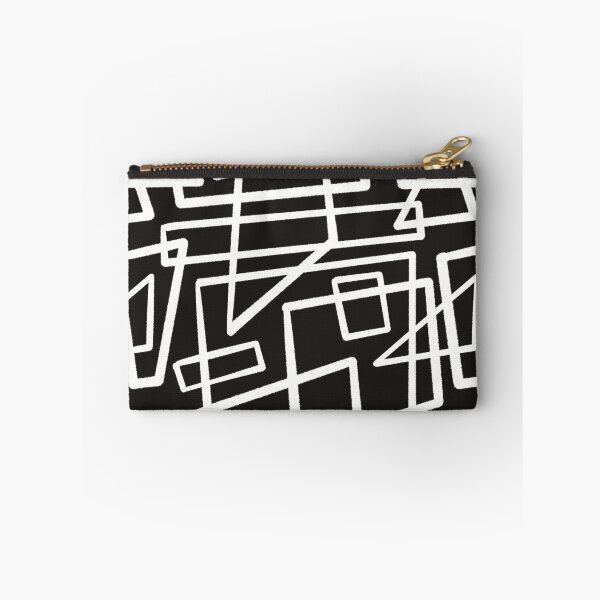 Item preview, Retro pattern of black geometric figures designed and sold by AnaTZ.