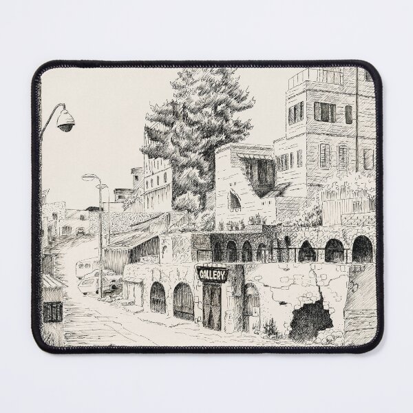 Item preview, Pen & Ink Drawing of Arlozorov St., Safed Israel in 1989 designed and sold by Karen Granoski.