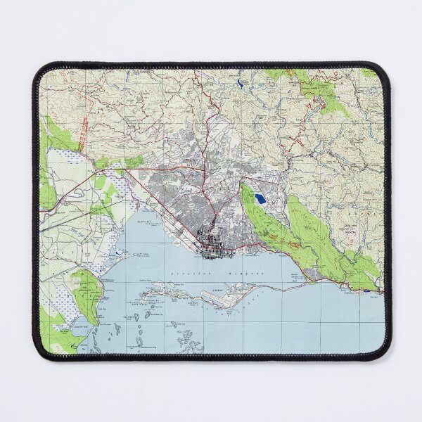 Item preview, Vintage Kingston Jamaica Map (1965) designed and sold by BravuraMedia.