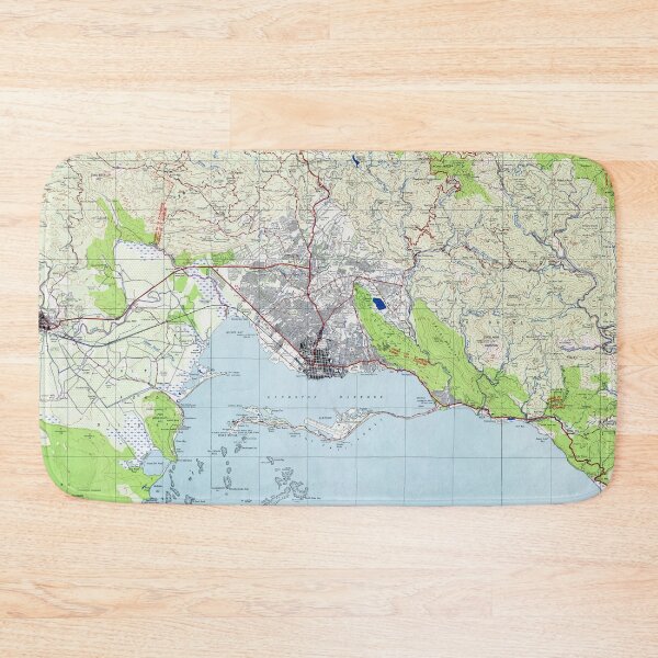 Item preview, Vintage Kingston Jamaica Map (1965) designed and sold by BravuraMedia.