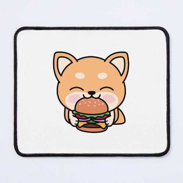 Item preview, Burger Shiba designed and sold by SideQuestDoodles.
