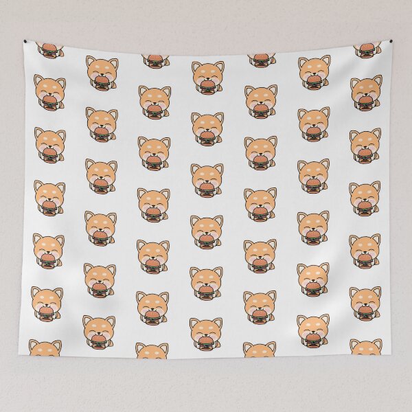 Item preview, Burger Shiba designed and sold by SideQuestDoodles.