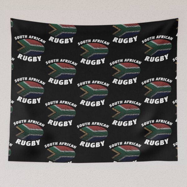 Item preview, South African Rugby _amp_ South Africa Flag designed and sold by YonkePosters.