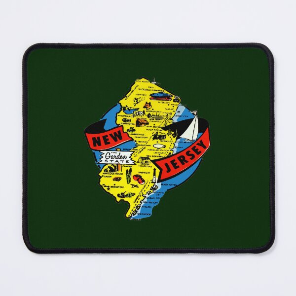 Item preview, New Jersey State Map Vintage Travel Decal designed and sold by bruengene.