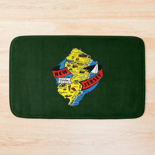 Item preview, New Jersey State Map Vintage Travel Decal designed and sold by bruengene.