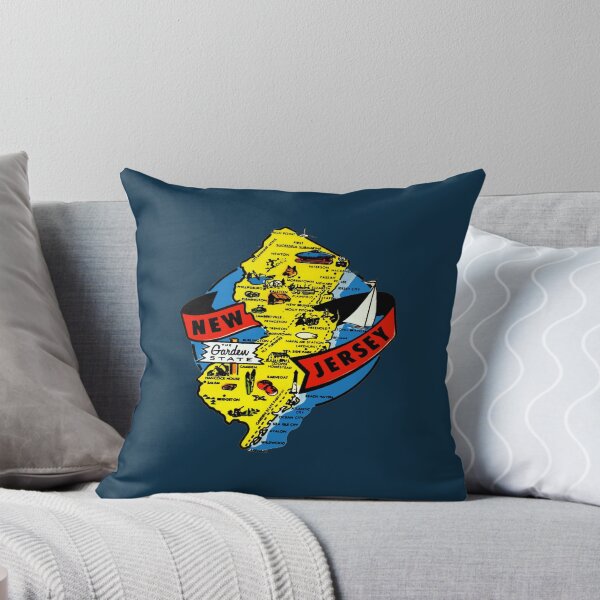 Item preview, New Jersey State Map Vintage Travel Decal designed and sold by bruengene.