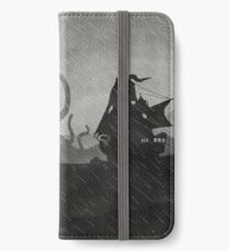Vinilo o funda para iPhone Rainy Ship & Kraken