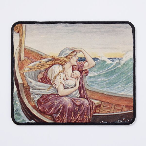 Item preview, Walter Crane, For two days and two nights the boat was and hither and thither designed and sold by NouveauEra.