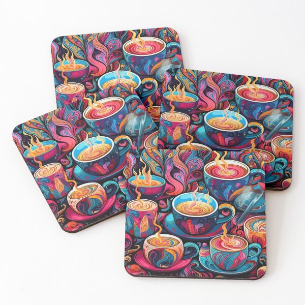 Item preview, Coffee lovers very beautiful cups pattern  designed and sold by SmileshareShop.