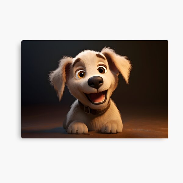 Artikel-Vorschau von Kleiner, süßer Hund im Pixar-Style, designt und verkauft von tw0nkey.