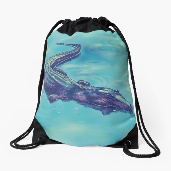 Chill Gator Drawstring Bag