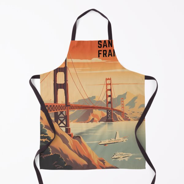 Item preview, San Fransisco Vintage Travel Poster designed and sold by adamcr.