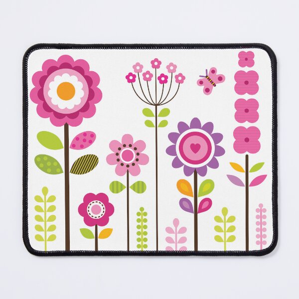 Item preview, Mod Garden - Pink and Purple designed and sold by Daisy Beatrice.