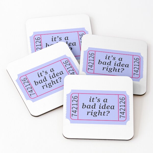 Item preview, Bad idea right ticket designed and sold by georgiarbarry.