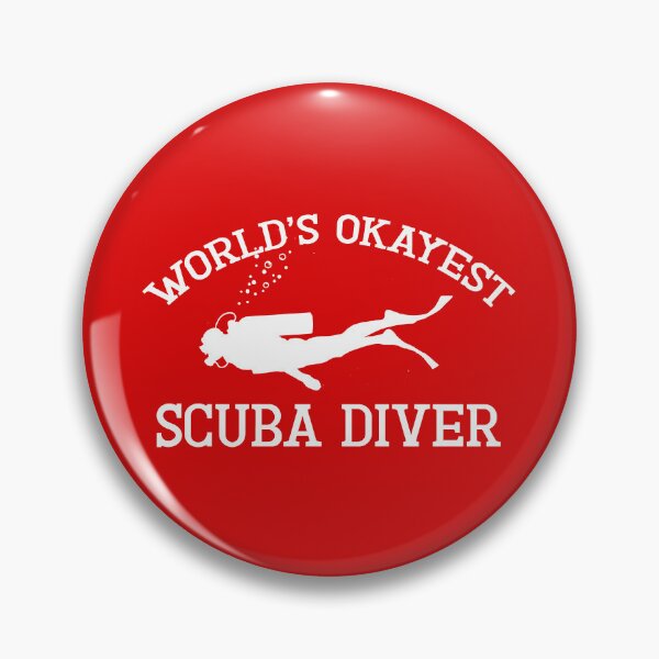 Item preview, World's Okayest Scuba Diver .Funny Scuba Diver, Diver designed and sold by DesignHouse07.