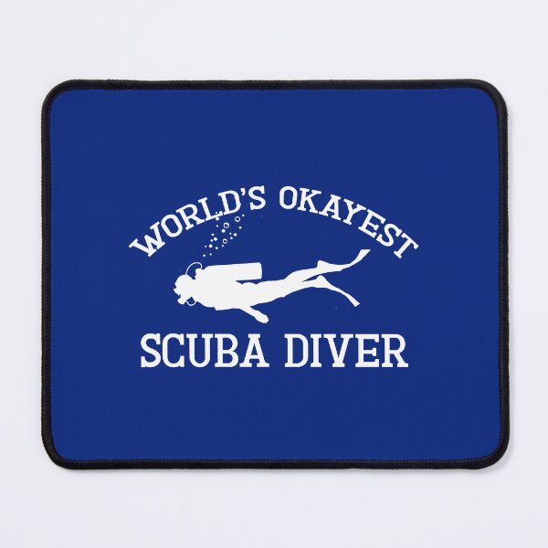 Item preview, World's Okayest Scuba Diver .Funny Scuba Diver, Diver designed and sold by DesignHouse07.