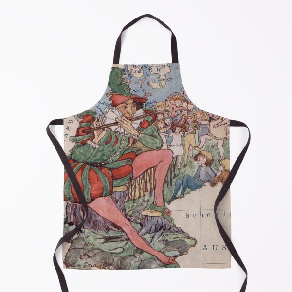 Item preview, Vintage Germany Pied Piper Map (1912) designed and sold by BravuraMedia.